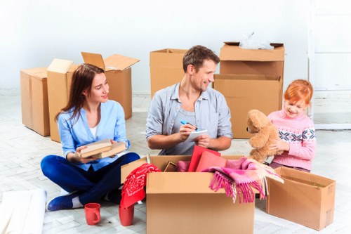 Local office relocation team managing a business move in Surrey