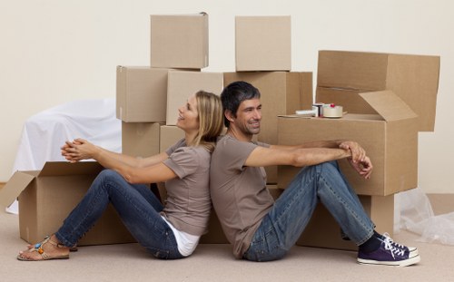 Professional furniture relocation with protection for bulky items