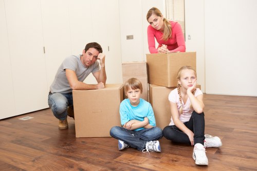 Large moving truck suitable for flat, house, and office transport in Surrey