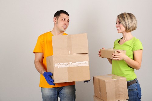 Truck loading assistance for furniture and boxes during a Surrey relocation